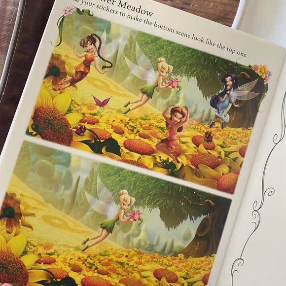Disney Fairies Tinker Bell Reusable Sticker Activity Book. - Picture 8 of 9